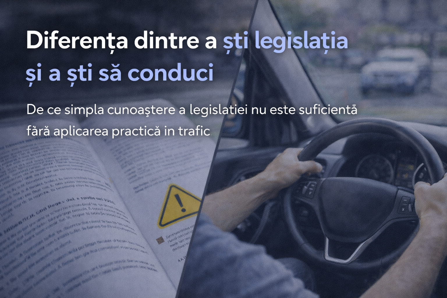 Diferența dintre a ști legislația și a ști să conduci